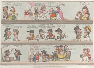 Grotesque Borders for Rooms & Halls, December 1, 1800., December 1, 1800. 作者 托马斯·罗兰森