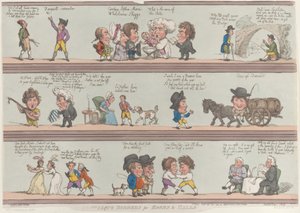 Grotesque Borders for Rooms & Halls, [October 20, 1800], reprint., [October 20, 1800], reprint. 作者 托马斯·罗兰森