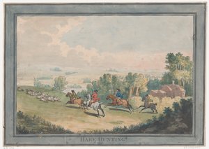 猎兔，1789年2月1日，1789年2月1日。 作者 托马斯·罗兰森