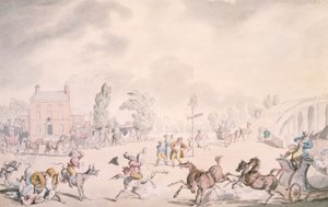 邱桥"，伦敦邱市，1819年 作者 托马斯·罗兰森