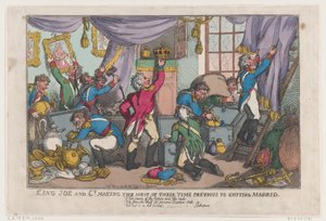 King Joe and Co.充分利用他们离开马德里之前的时间，......，1808年9月25日。 作者 托马斯·罗兰森
