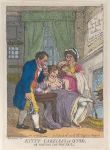 Kitty Careless in Quod or Waiting for Jew Bail, March 28, 1811., March 28, 1811. 作者 托马斯·罗兰森