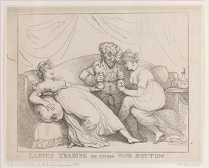 Ladies Trading on Their Own Bottom, October 5, 1810., October 5, 1810. 作者 托马斯·罗兰森