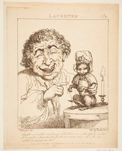 勒布朗（Le Brun）笑声，或《激情漫画》，1800年1月21日。 作者 托马斯·罗兰森