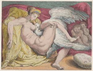 Leda and the Swan, 1799., 1799. 作者 托马斯·罗兰森