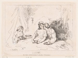 奢侈品，1786年3月7日。，1786年3月7日。 作者 托马斯·罗兰森