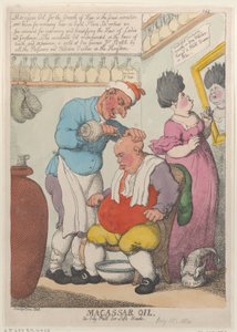 Macassar Oil, An Oily Puff for Soft Heads, March 15, 1814., March 15, 1814. 作者 托马斯·罗兰森