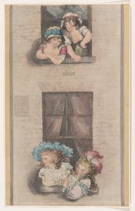 Maids and Mistresses, December 1, 1791.女仆和主人，1791年12月1日。 作者 托马斯·罗兰森
