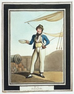 在霍雷肖-纳尔逊（Horatio Nelson，1758-1805 年）时期，水手们根据自己的能力被分配到不同的工作岗位，有些人在桅杆上工作，在机翼上装载货物，有些人在上甲板上负责起锚，还有一些人是炮手小组的成员。 作者 托马斯·罗兰森