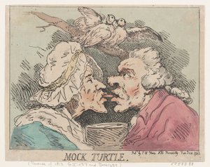 模拟乌龟，1785年1月24日。，1785年1月24日。 作者 托马斯·罗兰森