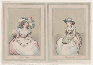 Modish and Prudish, December 1, 1791., December 1, 1791. 作者 托马斯·罗兰森