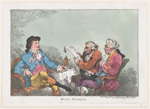 放债人，1784年11月8日。，1784年11月8日。 作者 托马斯·罗兰森