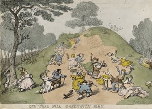 一树山，位于格林威治公园（英格兰） 作者 托马斯·罗兰森