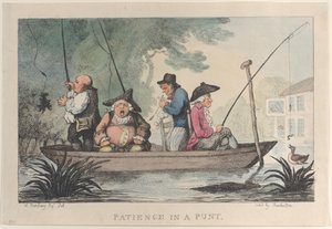 Patience in a Punt, 1811., 1811. 作者 托马斯·罗兰森