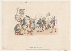 Pont Neuf, Paris, May 1, 1803., May 1, 1803. 作者 托马斯·罗兰森