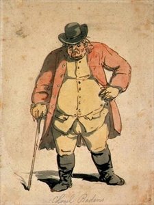 约瑟夫-博登的肖像，约1806-11（纸上水彩、钢笔和墨水）。 作者 托马斯·罗兰森