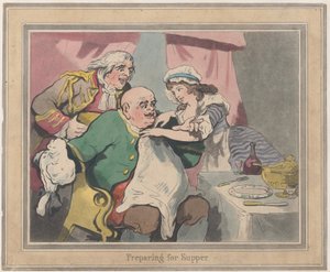 准备晚餐，1789年10月22日，1789年10月22日。 作者 托马斯·罗兰森