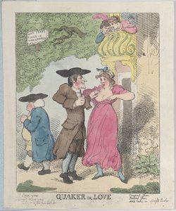 恋爱中的贵格会成员，1815 ...，1815 ... 作者 托马斯·罗兰森