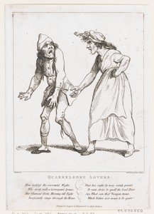 Quarrelsome Lovers, January 2, 1797. , January 2, 1797. 作者 托马斯·罗兰森
