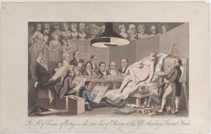 R.A. of Genius Reflecting on the True Line of Beauty, at the Life Academy Somers..., June 1, 1824. 作者 托马斯·罗兰森