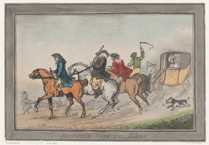Returning from the Races, December 1, 1791., December 1, 1791. 作者 托马斯·罗兰森