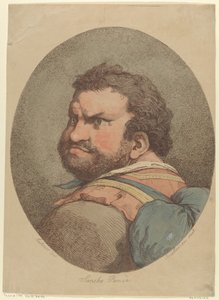 桑丘-潘萨，来自《堂吉诃德》，约1776年。, 约1776年。 作者 托马斯·罗兰森