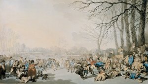 蛇形山的滑冰者》，1784年 作者 托马斯·罗兰森