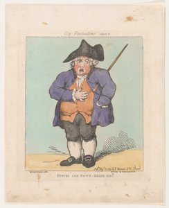 股票下跌--嗨--吼！！，1799年8月10日，1799年8月10日。 作者 托马斯·罗兰森