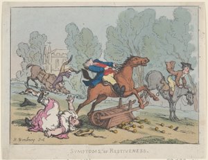 反抗性的症状，1807年，1807年。 作者 托马斯·罗兰森