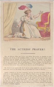 女演员的祈祷！，1801年8月10日。，1801年8月10日。 作者 托马斯·罗兰森