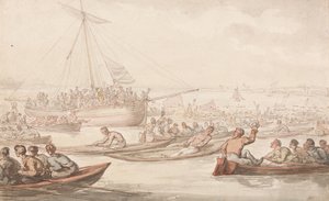 Doggett外套和徽章的年度双桨竞赛 作者 托马斯·罗兰森