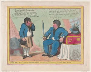 The Brave Tars of the Victory, and The Remains of the Lamented Nelson!, May 1, 1806. 作者 托马斯·罗兰森