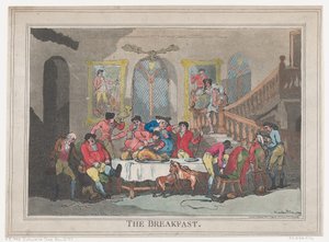 The Breakfast, February 1, 1789., 1789年2月1日。 作者 托马斯·罗兰森