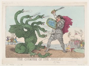 The Champion of the People, March 11, 1784. ，1784年3月11日。 作者 托马斯·罗兰森