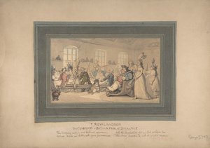 沐浴和公共早餐的舒适性，1780-1827。 作者 托马斯·罗兰森
