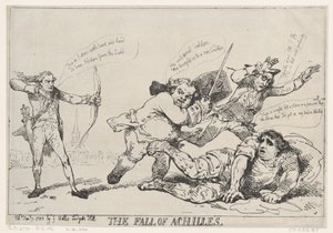 The Fall of Achilles, January 7, 1785., January 7, 1785. 作者 托马斯·罗兰森