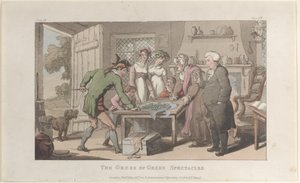 The Gross of Green Spectacles, from The Vicar of Wakefield, May 1817., May 1817. 作者 托马斯·罗兰森