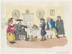 家庭的希望--在大学的录取，约1803.，约1803.。 作者 托马斯·罗兰森