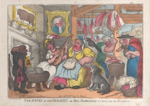 The Hopes of the Family, or Miss Marrowfat at Home for the Holidays, 1809-13. , 1809-13. 作者 托马斯·罗兰森