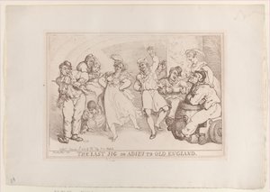 The Last Jig or Adieu to Old England, January 20, 1818., January 20, 1818. 作者 托马斯·罗兰森