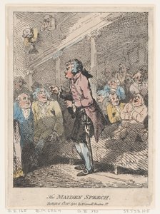 The Maiden Speech, October 5, 1785., October 5, 1785. 作者 托马斯·罗兰森