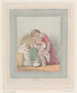苗圃》，1799年，1799年。 作者 托马斯·罗兰森