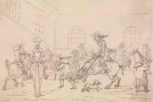 The Riding School   1446158   zh       chinese Successfully Translated  Original: Fledgeby and Mr. Riah in the Counting House. "Perched on the stool with his hat cocked on his head and one of his legs dangling, the youth of Fledgeby hardly contrasted to ad 作者 托马斯·罗兰森