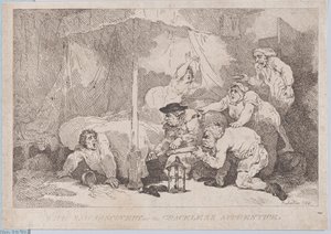 The Sad Discovery of the Graceless Apprentice, November 30, 1785., 1785年11月30日。 作者 托马斯·罗兰森