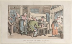 The Scold, with News of Olivia, from The Vicar of Wakefield, May 1, 1817., May 1, 1817. 作者 托马斯·罗兰森