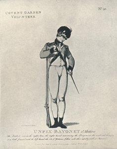 解开刺刀第三动作，1798年1909年 作者 托马斯·罗兰森