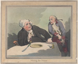 Waiting for Dinner, November 5, 1792., November 5, 1792. 作者 托马斯·罗兰森