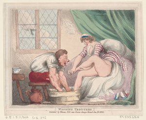 Washing Trotters, January 20, 1800., January 20, 1800. 作者 托马斯·罗兰森