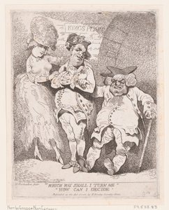 Which Way Shall I Turn Me How Can I Decide, ca. 1780., ca. 1780. 作者 托马斯·罗兰森