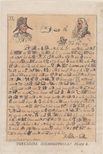 Yorkshire Hieroglyphics, Plate 3, March 13, 1809., March 13, 1809. 作者 托马斯·罗兰森